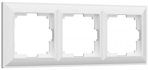 Рамка универсальная Werkel Fiore 3-м. белый картинка